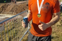 Dan enjoying a cold one at the Trenches